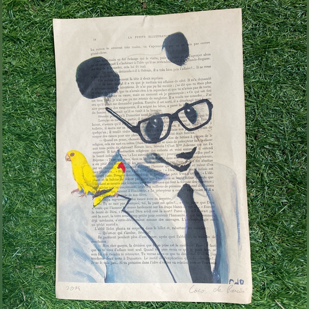 Panda with two yellow birds from Coco de Paris, 2014